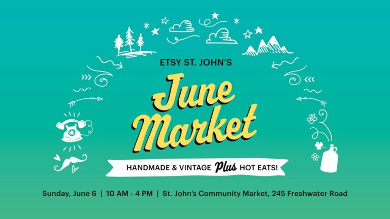 Read more about the article St John’s Etsy Market June 6th