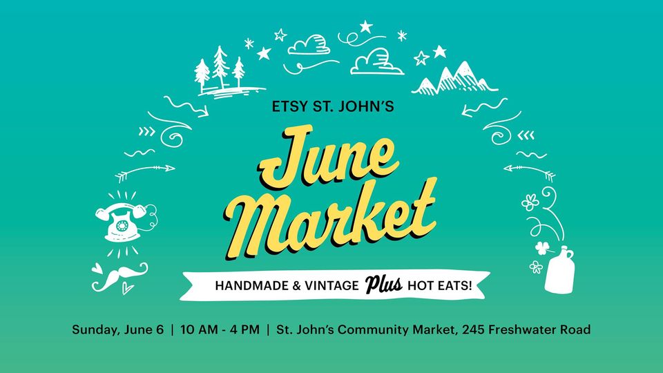 You are currently viewing St John’s Etsy Market June 6th