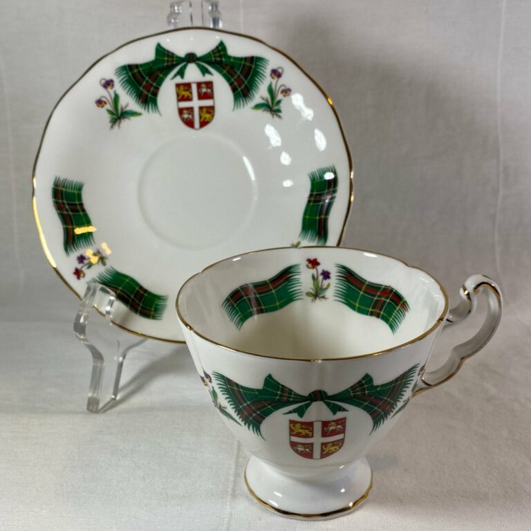 Read more about the article Newfoundland Tartan China Tea Cup And Saucer