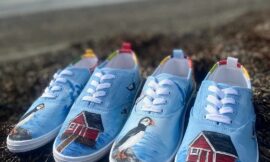 Newfoundland Themed Shoes From Saltwater Studio