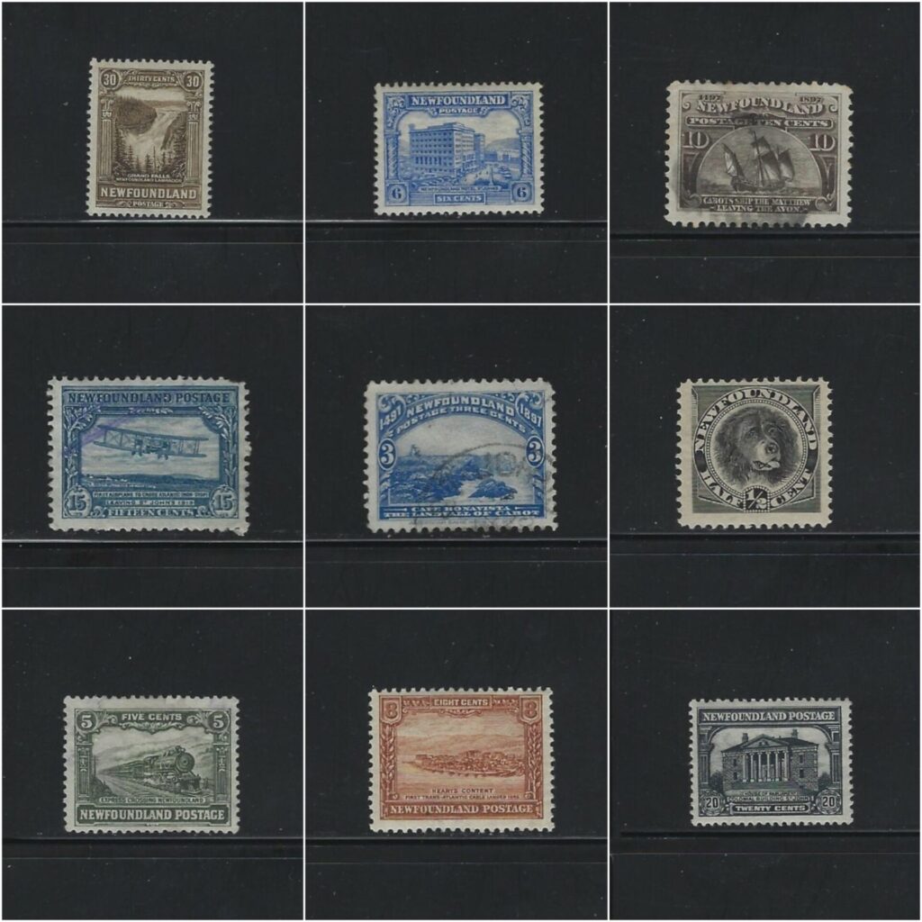 vintage newfoundland stamps pre 1949 canada