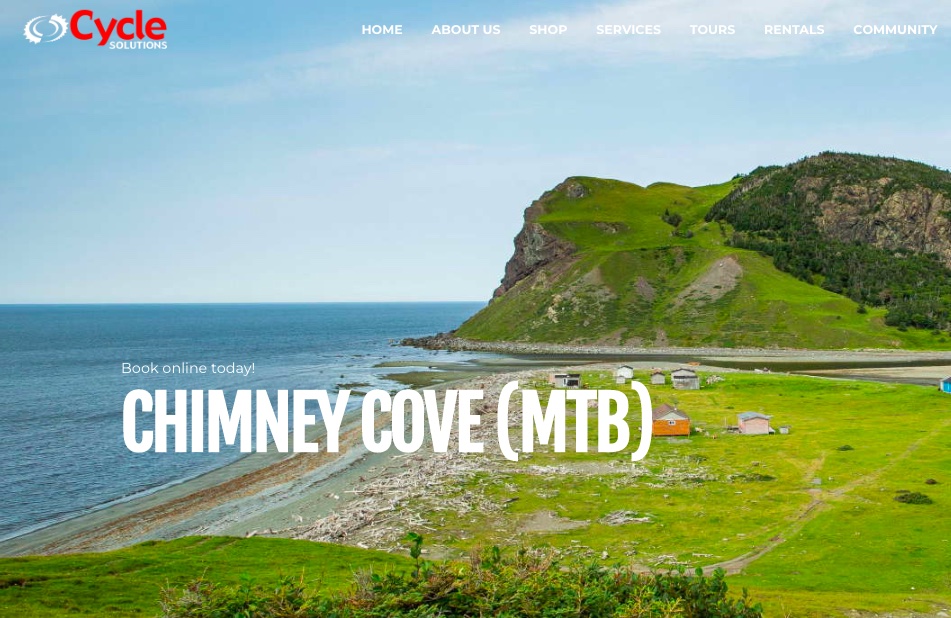 gros morne cycling vacation tour