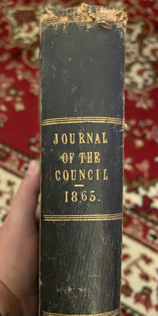 Journal of Council 1864 Census Labrador Population Book