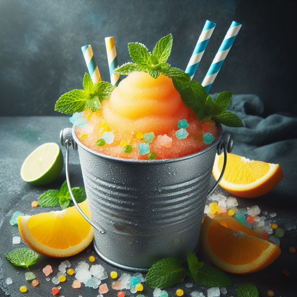 Citrus Mint Surprise Newfoundland Slush
