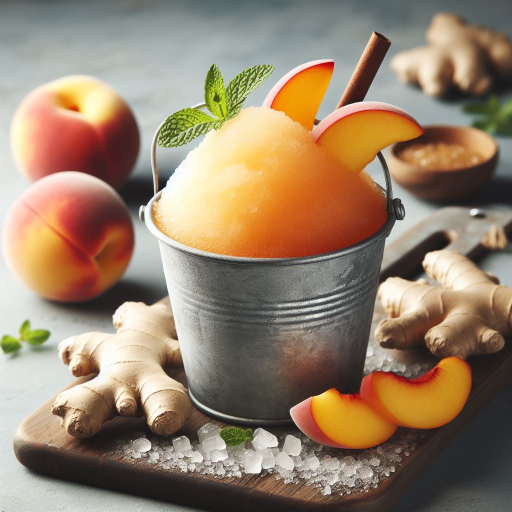 Peachy Ginger Zing Newfoundland Slush