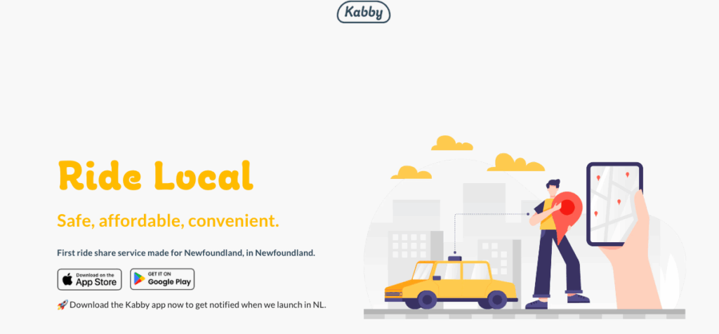 kabby ride-sharing st john's nl