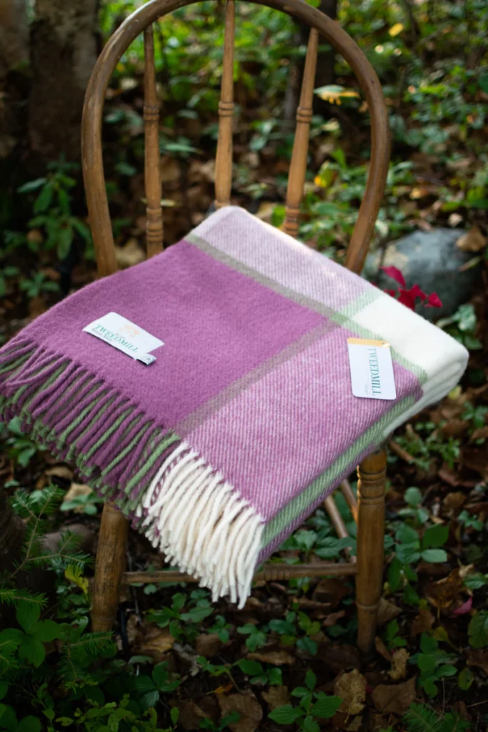 raspberry block check blanket hillhead house