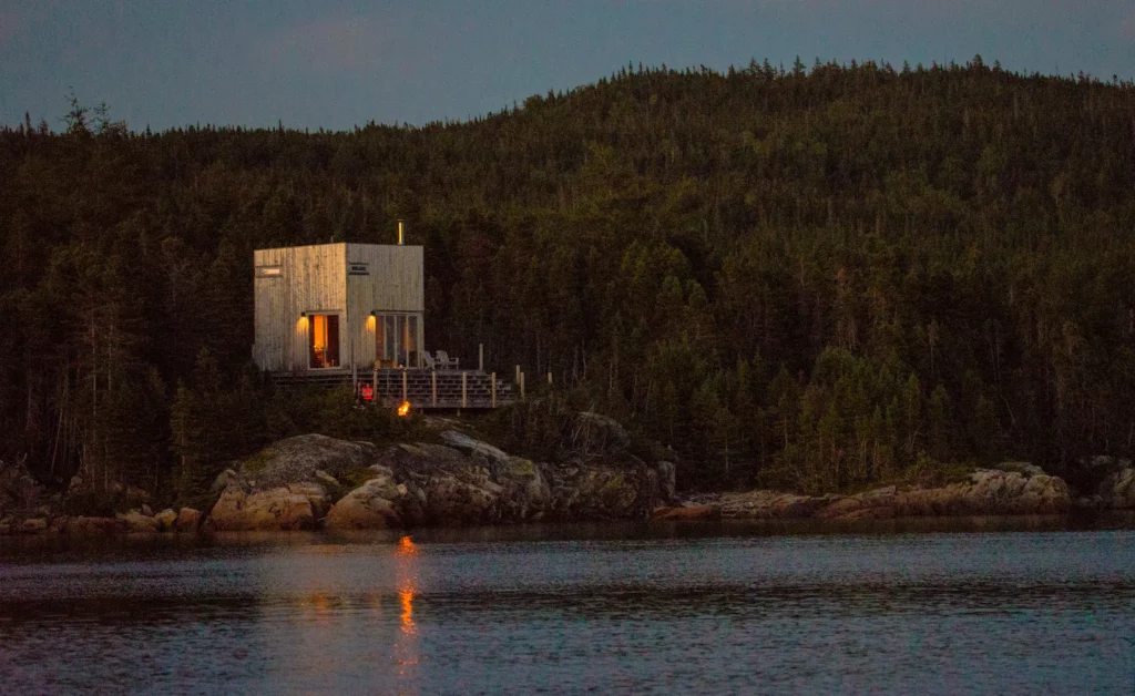 the ome pod airbnb vacation rental newfoundland 