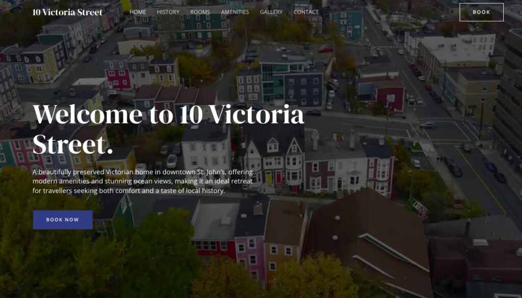10 Victoria Street Website Design