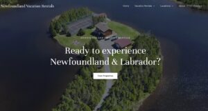 Newfoundland Vacation Rental Website Design With WordPress