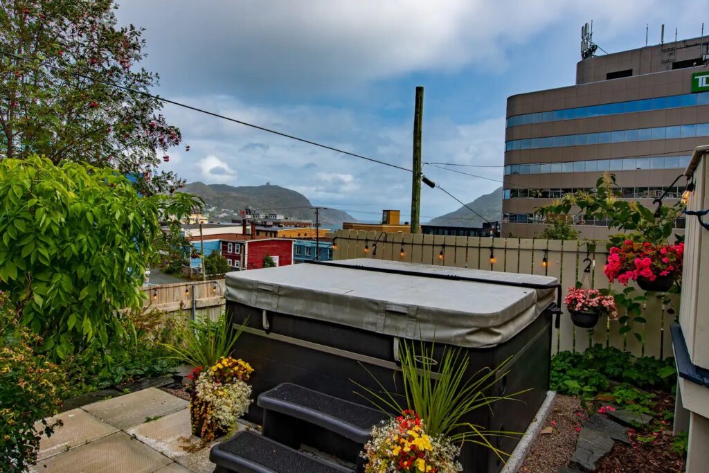 best airbnb in st john's with a hot tub